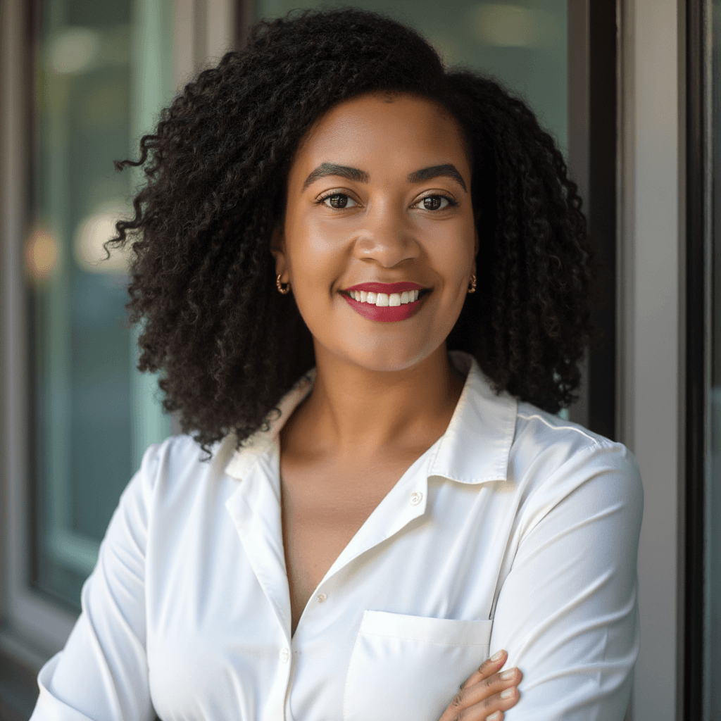 Professional headshot of Tiffany K