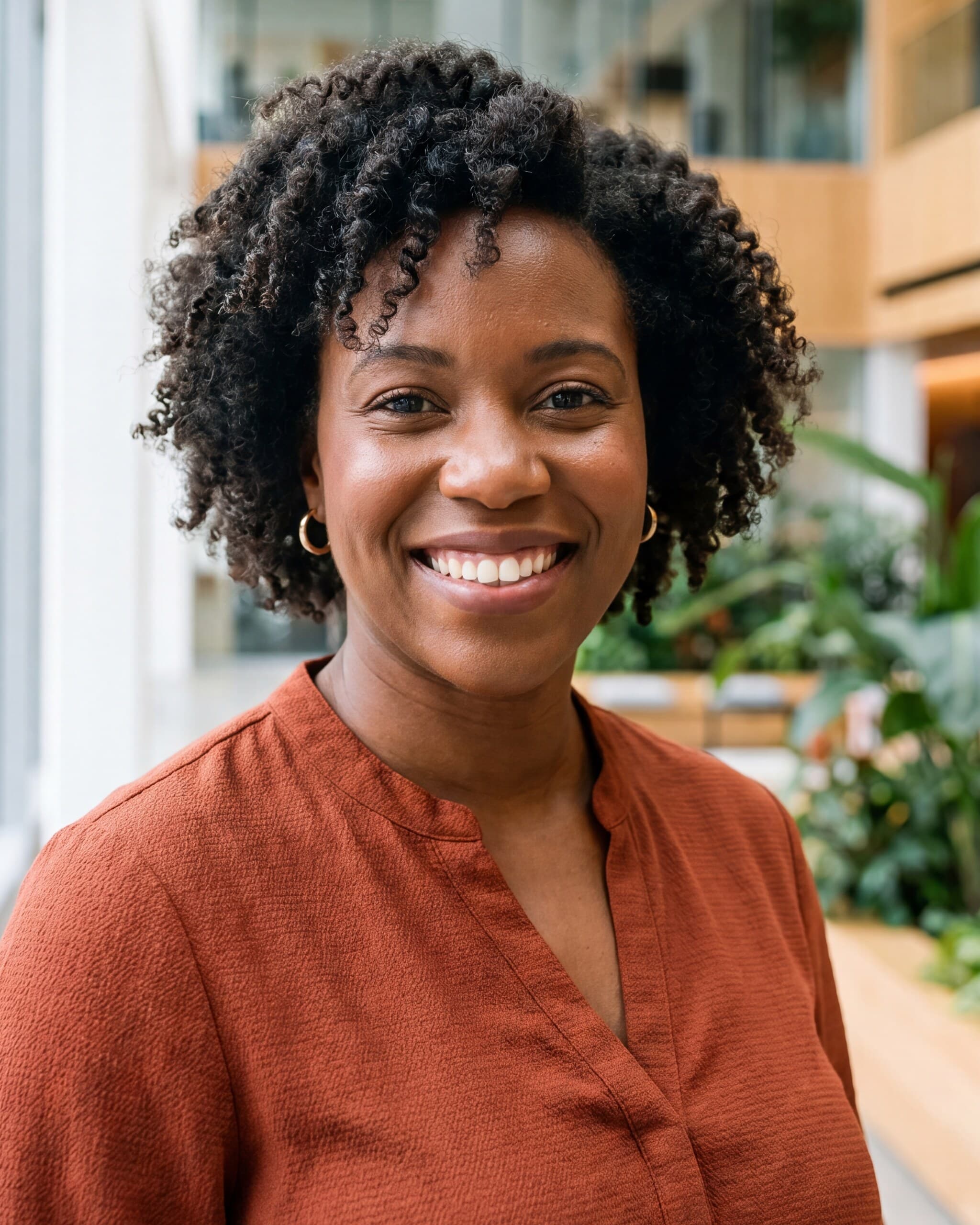 Team headshot, Business Casual, Atrium backdrop