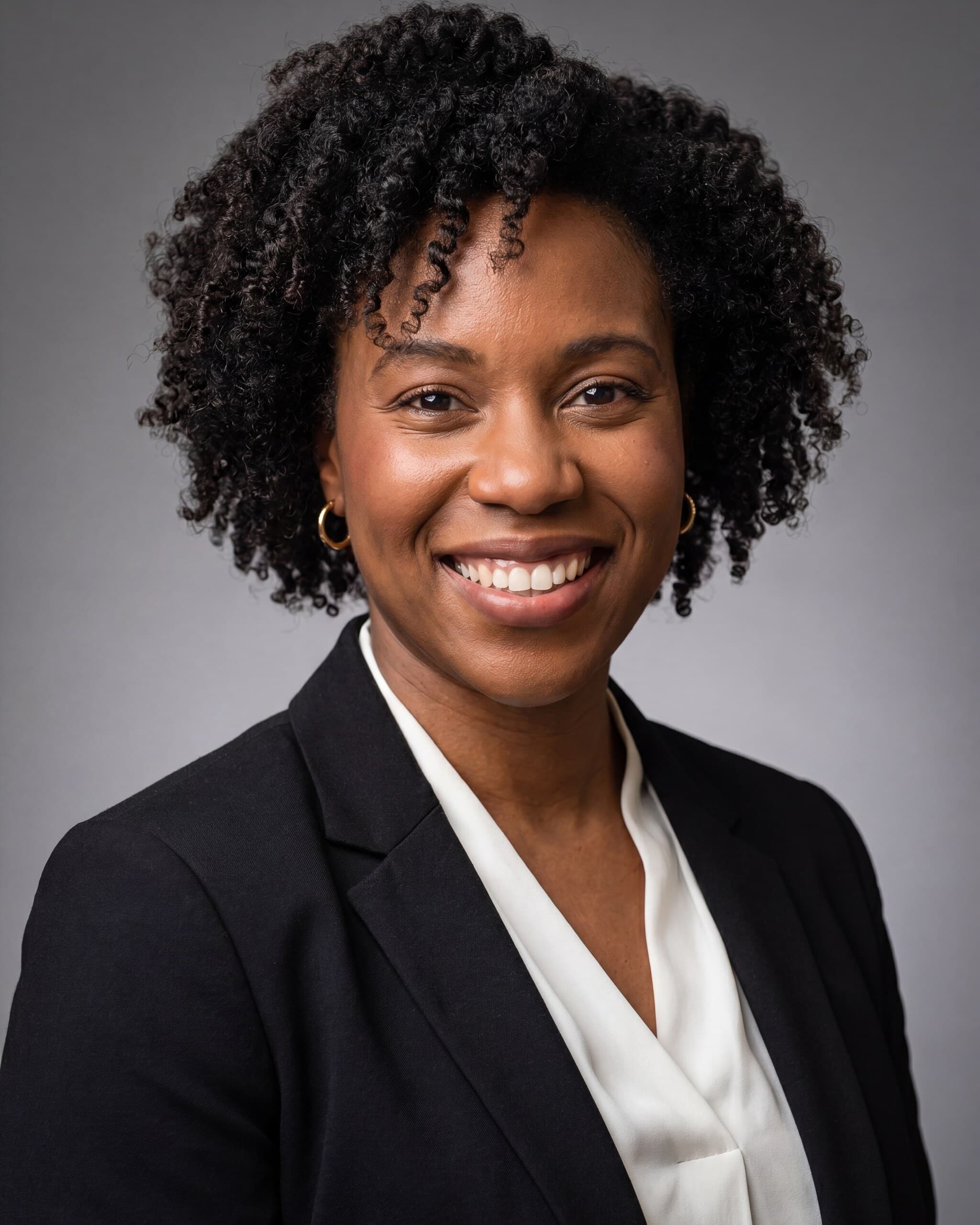 Team headshot, Business Formal, Gray studio