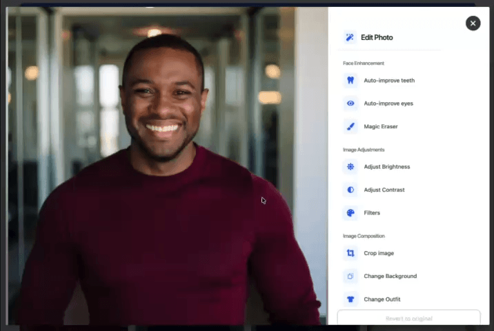 Outfit change feature demonstration
