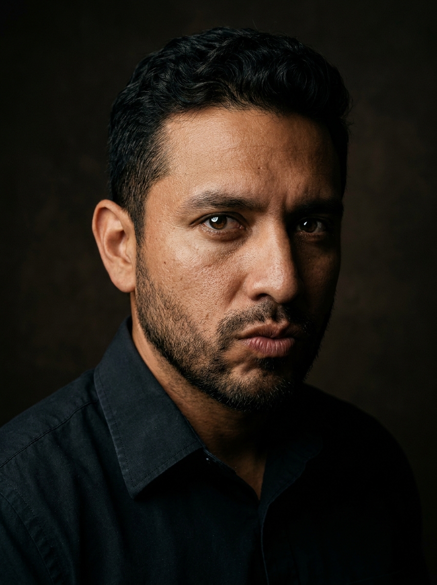 Theatrical actor headshot