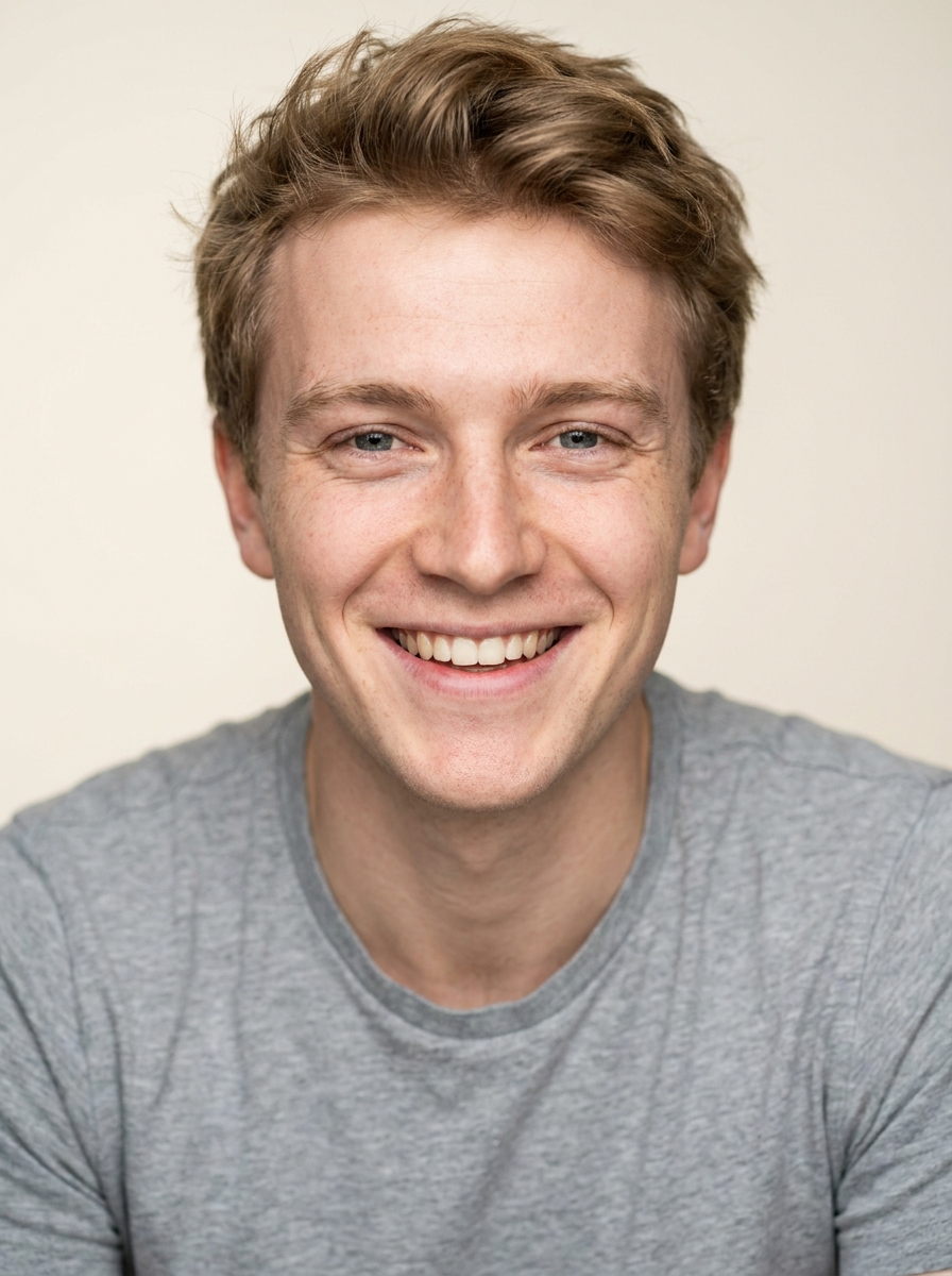 Commercial actor headshot