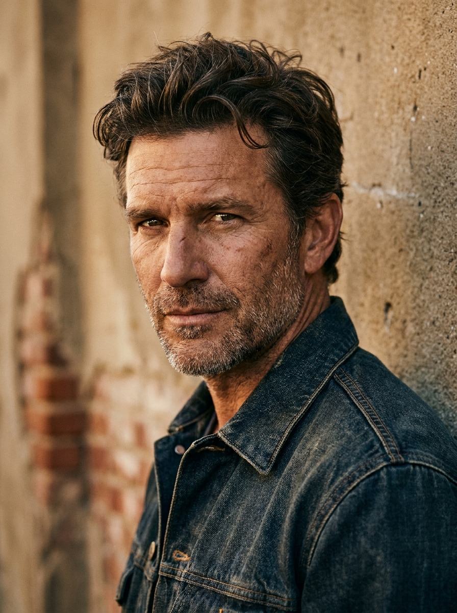 Character actor headshot example