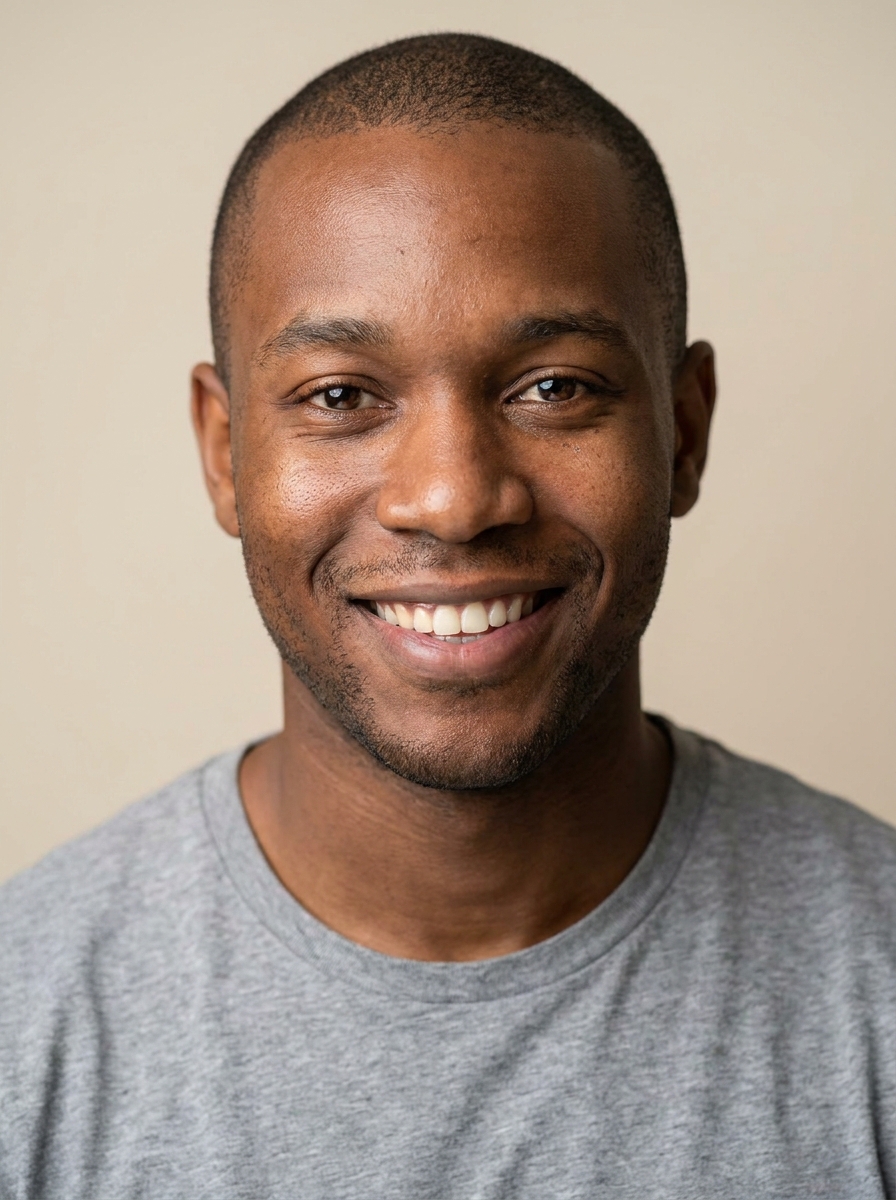 Commercial actor headshot example