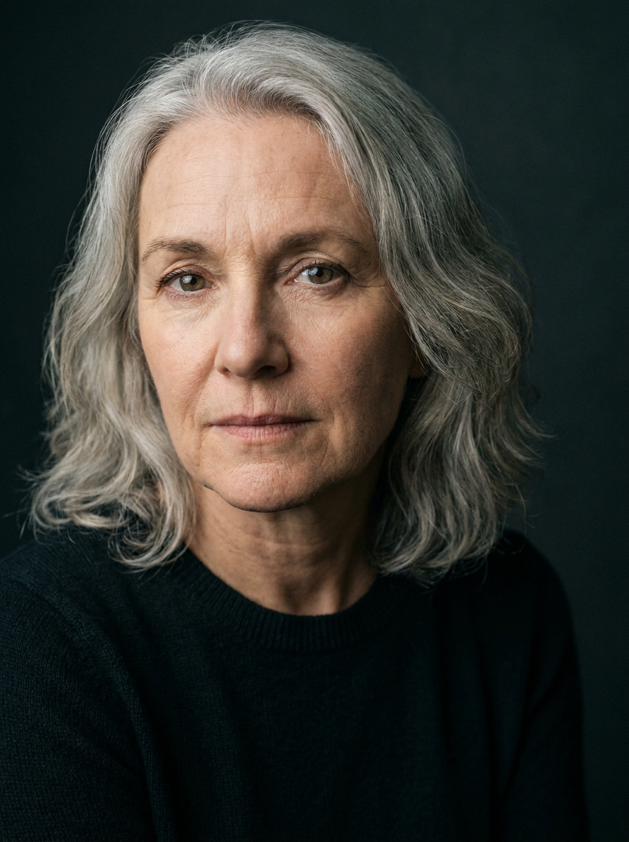Theatrical actress headshot
