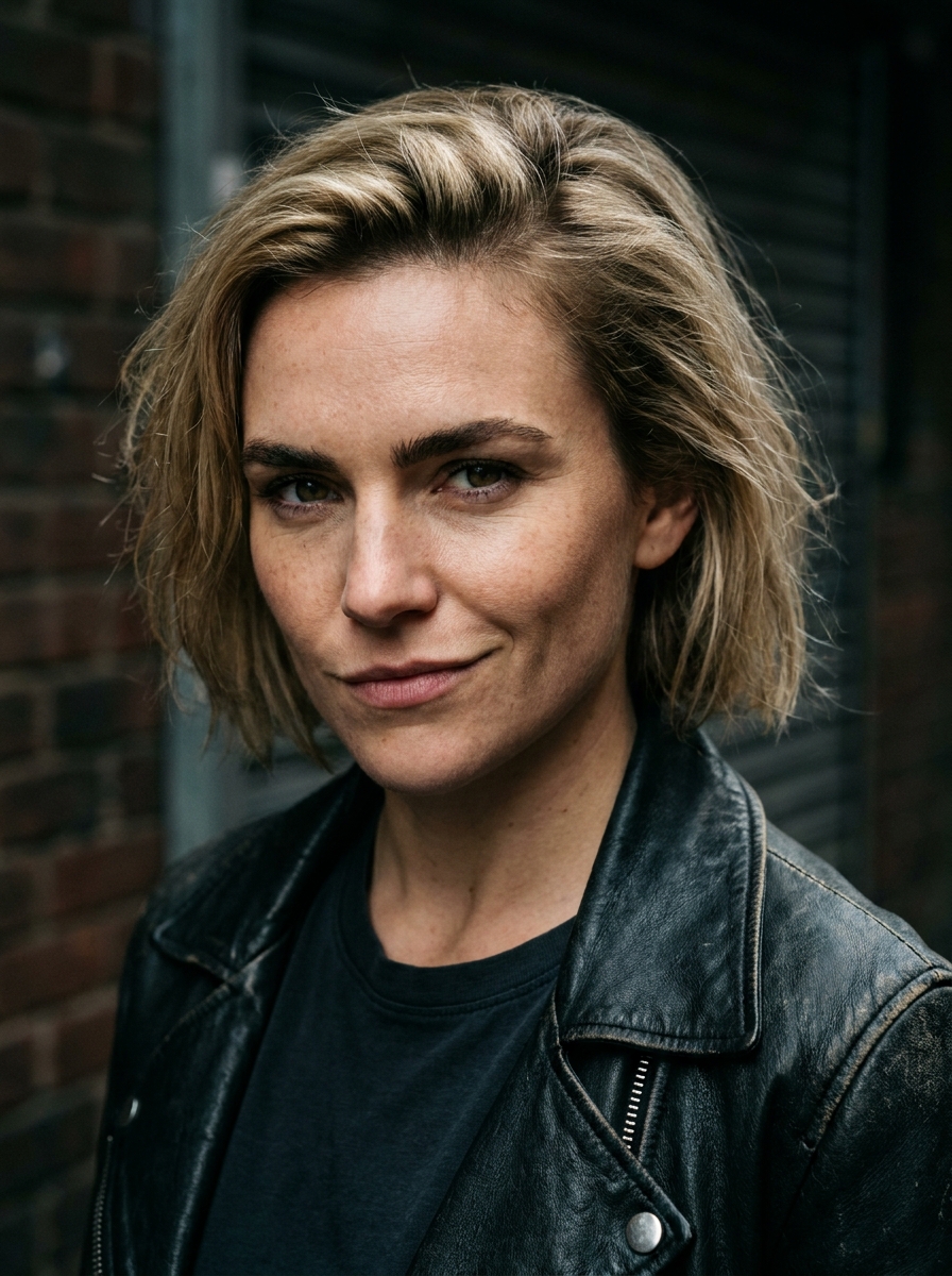 Character actress headshot example