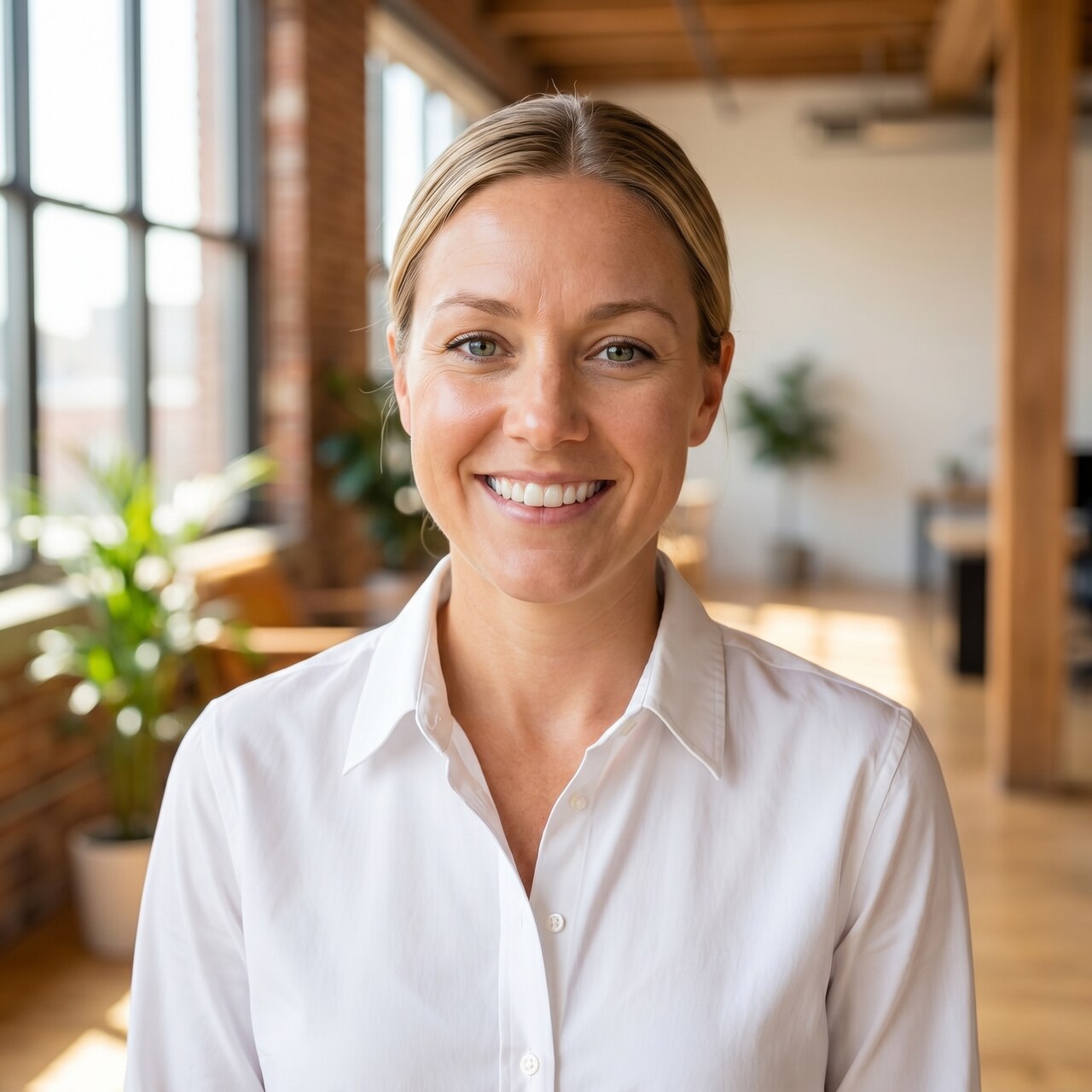 AI headshot example, Business Casual