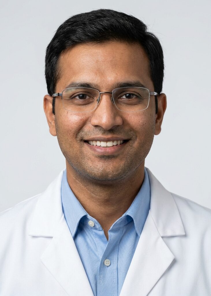 ERAS-compliant residency headshot example