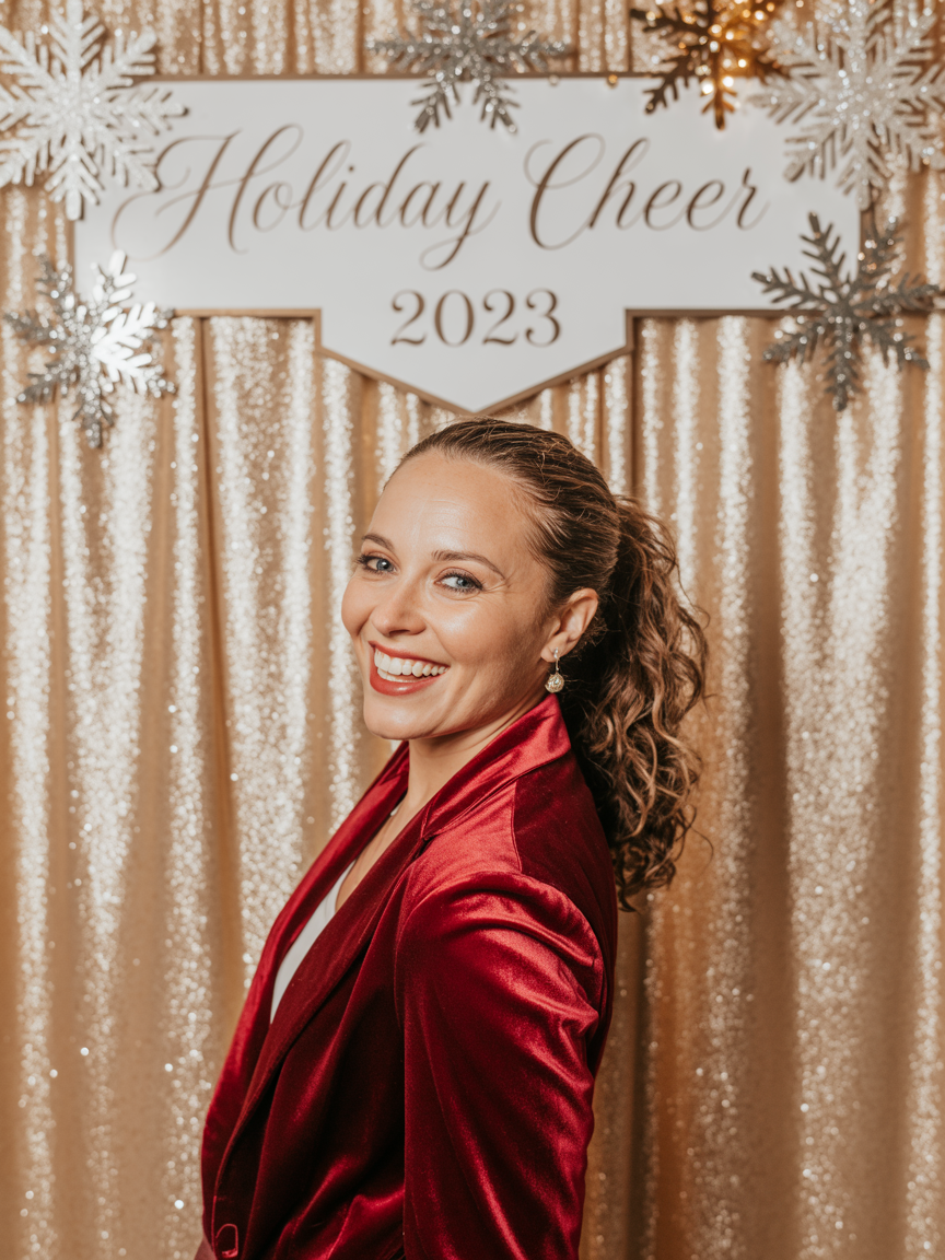 Holiday photobooth example
