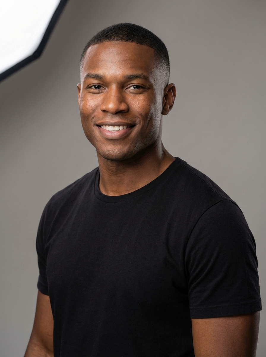 Commercial model headshot