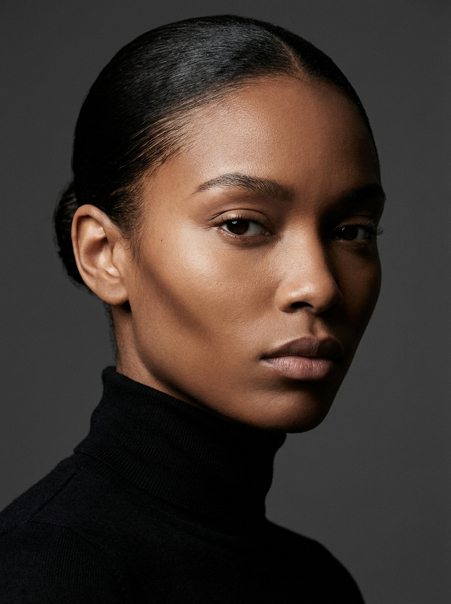 Editorial model headshot